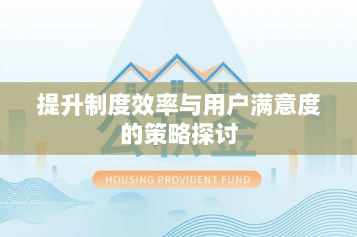 崂山提升制度效率与用户满意度的策略探讨